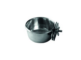 Stainless steel bowl with holder  15 0 cm 0 90 ltr screw holder