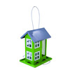 Feed dispender  BIRGA   19 x 15 x 24 cm green