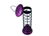 Fat ball holder  O 8 5 x 23 cm bordeaux