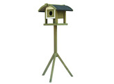 Maison pour oiseaux  IDA   60 x 60 x 140 cm gris marron-blanc