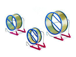 Hamster roll made of plastic  small  O 12 cm