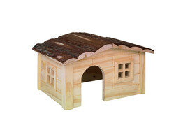 WOODLAND maison pour rongeur en bois  DINKI   20 x 14 x 12 cm