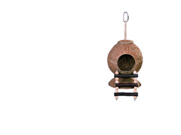 Coconut house with ladder  31 x 11 5 cm