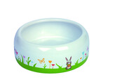 Rodent ceramic feeding trough  Flower 