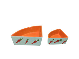 Rodent ceramic feeding bowl square