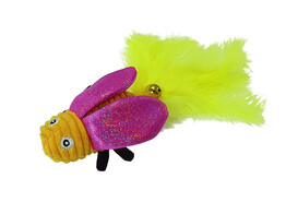 Beetle made of fabric with catnip
