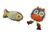 Plush animals with Catnip