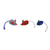Souris en peluche avec herbe a chat