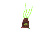 Sachet en peluche avec herbe a chat