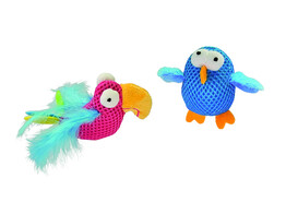 Mesh Birds  with catnip