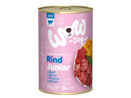 WOW DOG NAT JUNIOR Rund 400g x 6