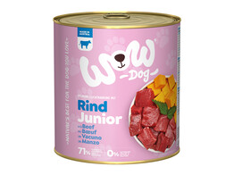 WOW DOG NAT JUNIOR Rund 800g x 6