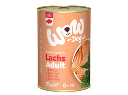 WOW DOG NAT ADULT Zalm 400g x 6