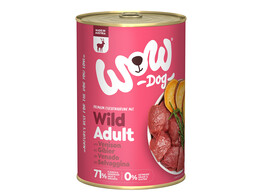 WOW DOG WET ADULT Venison 400g x 6