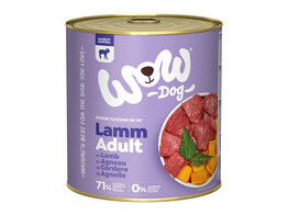 WOW DOG WET  ADULT Lamb 800g x 6