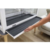 Cage pour oiseaux Fips bois blanc  100X50X60cm