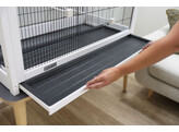 Cage pour oiseaux Fips bois blanc  100X50X60cm