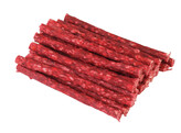 Kauwrollen rood 9-10 mm/12 5cm per 25 in zakjes vastgelast