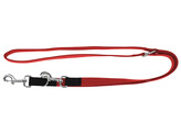 MIAMI training leash  double black/red  25 mm/200 cm