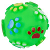 vinyl ball  apos paw apos   7  cm with