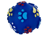 vinyl ball  apos paw apos   7  cm with