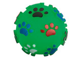 vinyl ball  apos paw apos   7  cm with