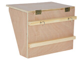Hay Manger with wooden lid 25 x 17 x 20 cm