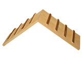 NATURE houten brug voor kooi- uitgang  bxh 17 x 20 cm
