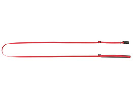 Set GoLeyGo Flat Collar Leash 15mmX29-45cm  1cmX1.4-2m red