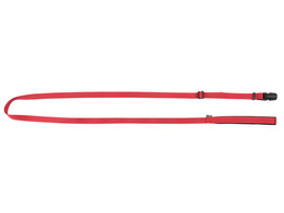 Set GoLeyGo Flat Collar Leash 25mmX40-65cm  2cmX1.4-2m red