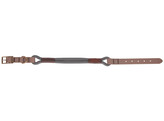Collar Monte Carlo  brown/  grey  12mm x 40 - 55 cm