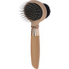 Brosse double MagicBrush 9x20cm  dore/rose