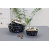 Stainless Steel Bowl approx. 4000 ml black with motif