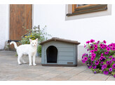 Kattenhuis Paola Eco  grijsgroen/bruin