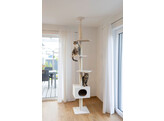 Cat Tree Ferdi white  38 x 38 x 240-260 cm