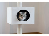 Cat Tree Ferdi white  38 x 38 x 240-260 cm
